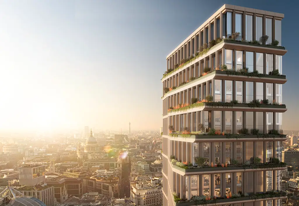 Built environment project at 85 Gracechurch Street office building.