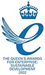 The official logo for The Queen's Awards for Enterprise: Sustainable Development 2022, awarded to Wirth Research.